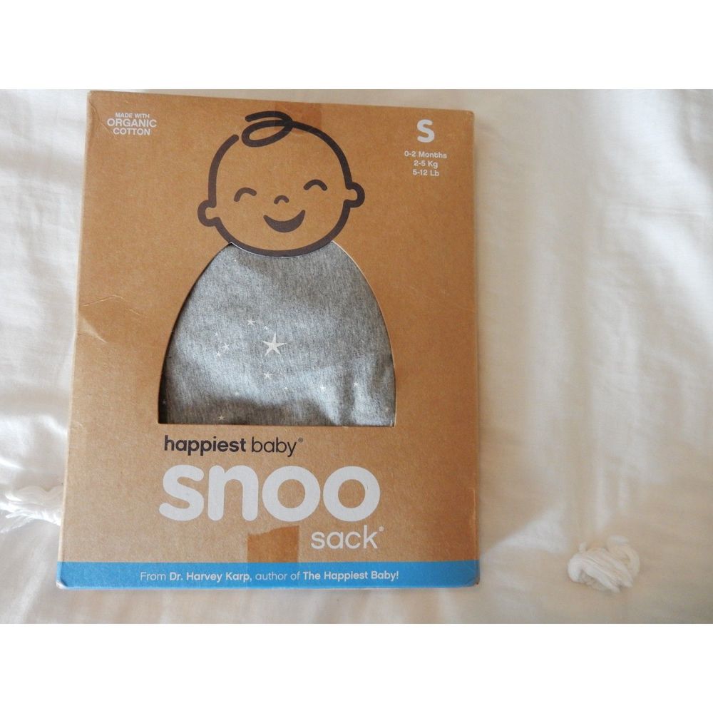 NIB 100% Organic SNOO Sleep Sack sz S 0-2 months